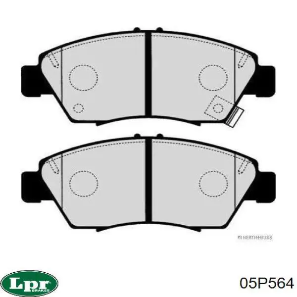 Колодки LPR 05P564 цена, от 15.49 USD