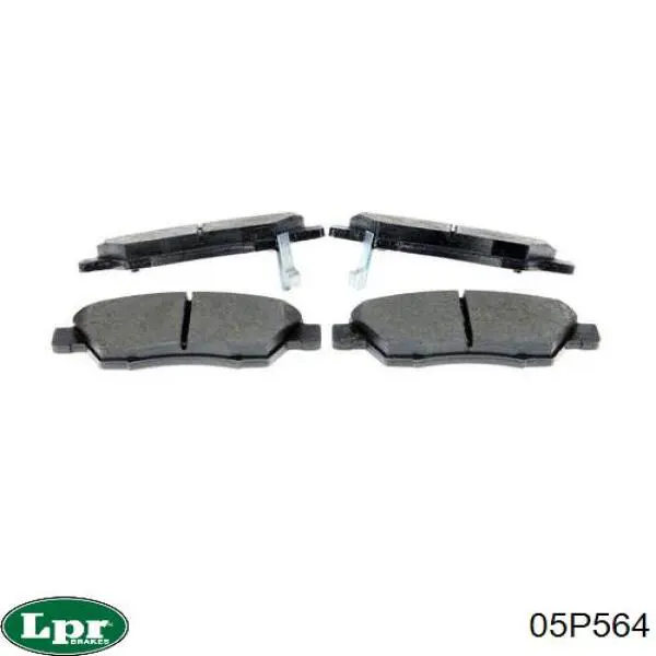 Передние тормозные колодки 05P564 LPR