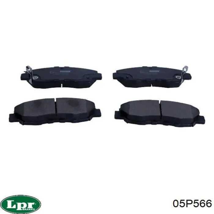 Передние тормозные колодки 05P566 LPR