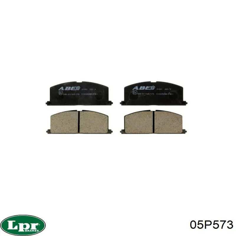 Колодки LPR 05P573 цена, от 14.89 USD