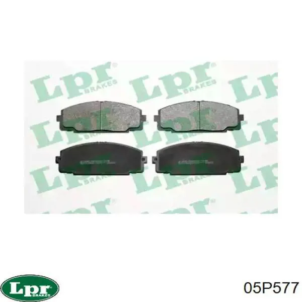 05P577 LPR Колодки передние