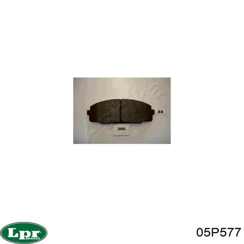 Передние тормозные колодки 05P577 LPR