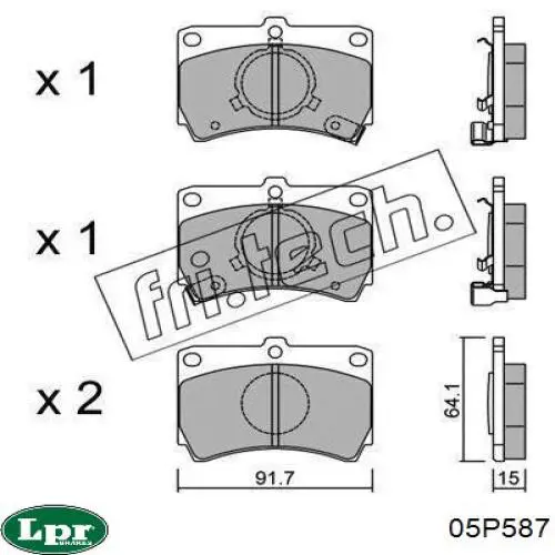 05P587 LPR