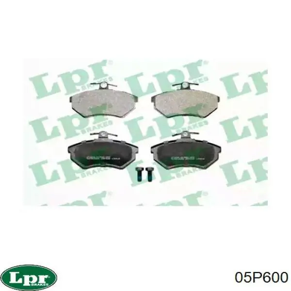 05P600 LPR Колодки передние