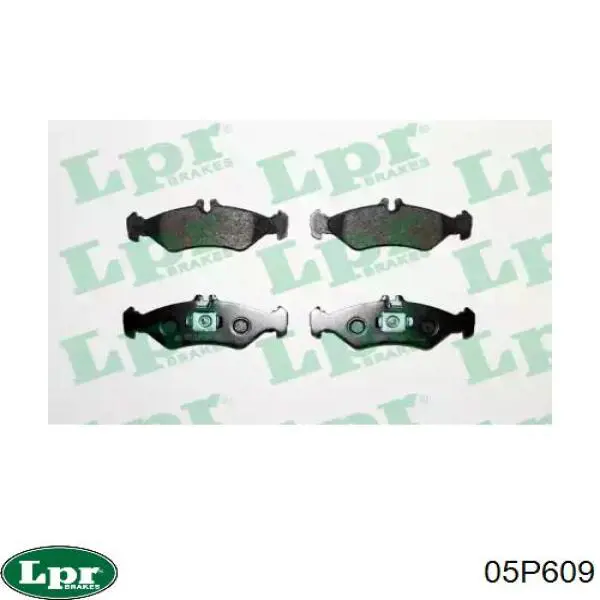 05P609 LPR Колодки тормозные дисковые комплект