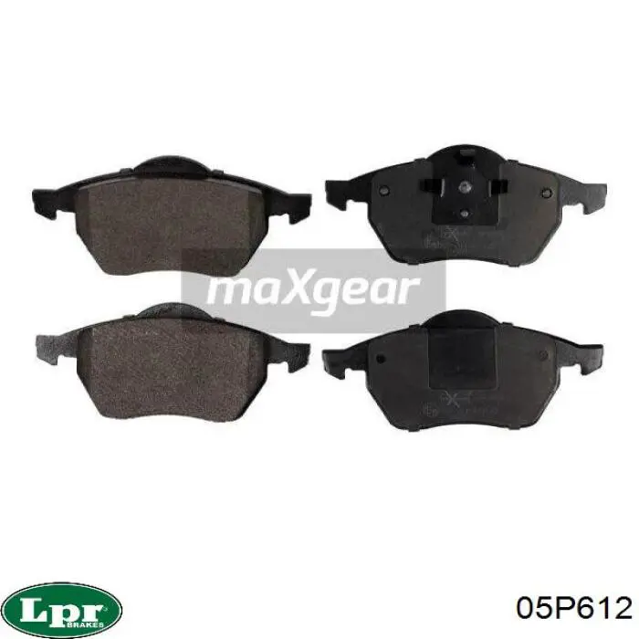 Передние тормозные колодки 05P612 LPR