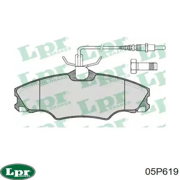 05P619 LPR Колодки передние