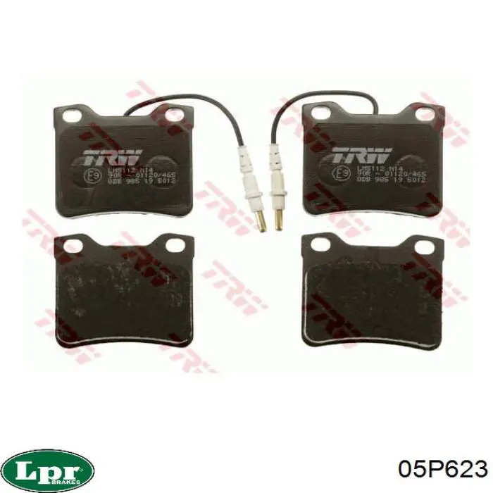 Колодки дисковые  LPR 05P623 цена, от 14.17 USD
