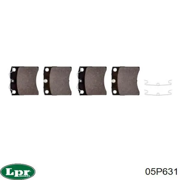 05P631 LPR Колодки передние
