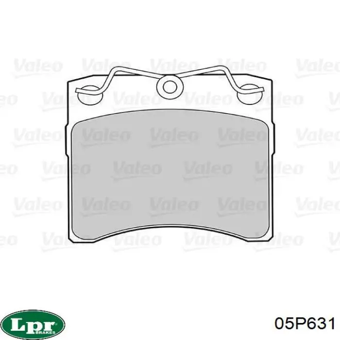 Колодки LPR 05P631 цена, от 17.27 USD