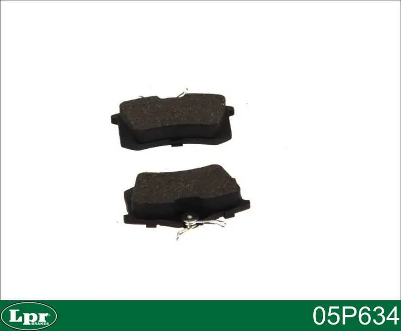Купить 05P634 LPR Колодки тормозные задние, дисковые