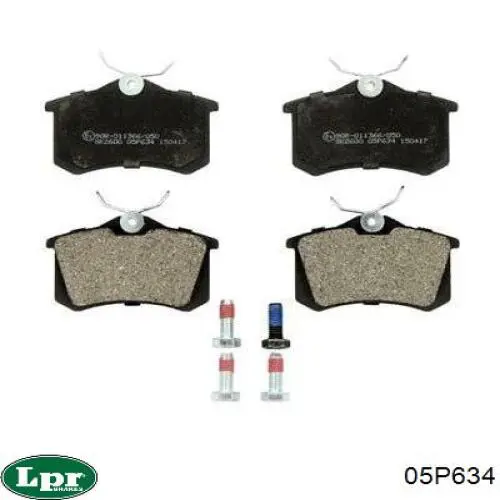 Колодки дисковые  LPR 05P634 цена, от 12.91 USD