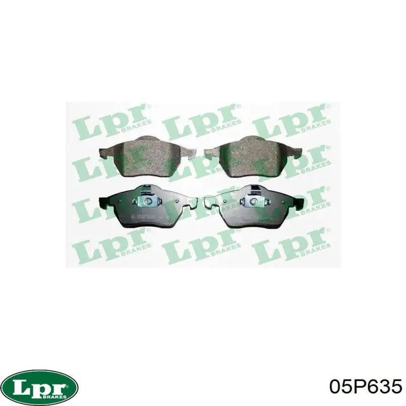 Купить 05P635 LPR Колодки тормозные
