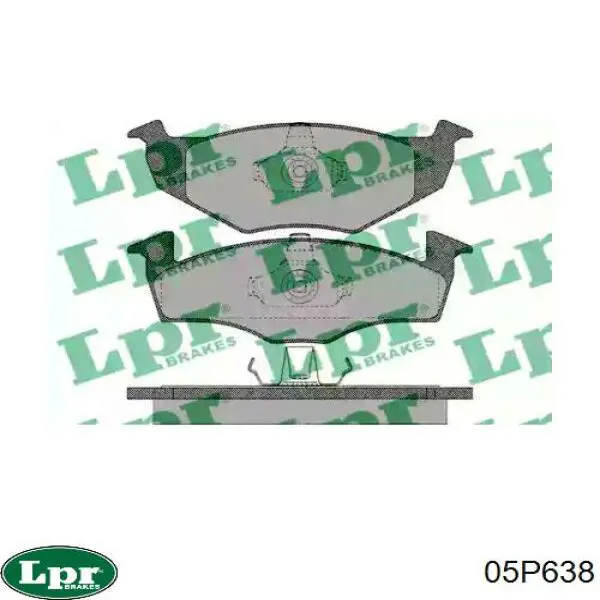 Колодки LPR 05P638 цена, от 12.36 USD