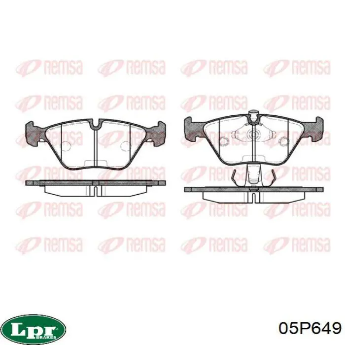 Тормозные колодки LPR 05P649
