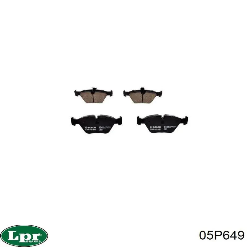 05P649 LPR Колодки передние