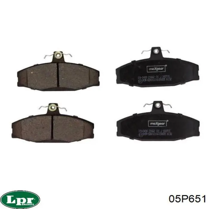 Купить 05P651 LPR Колодки тормозные
