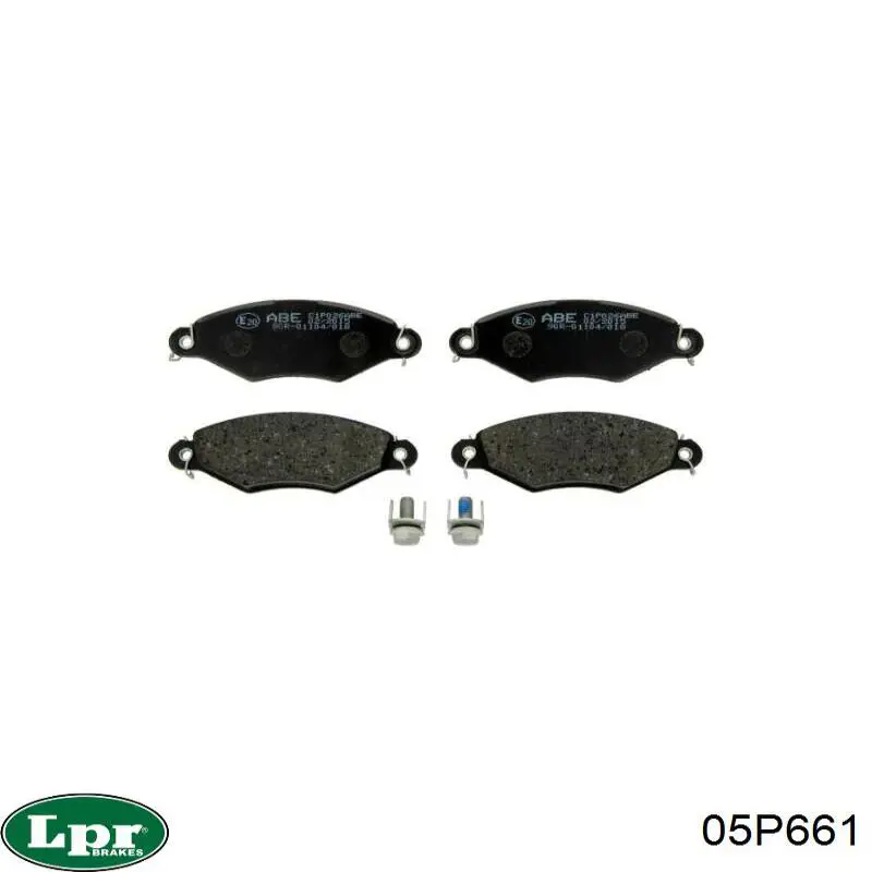05P661 LPR Колодки передние