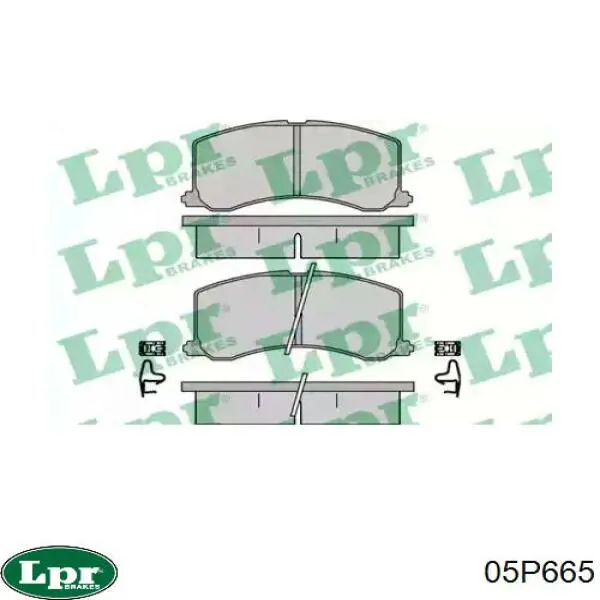 Колодки LPR 05P665 цена, от 15.20 USD