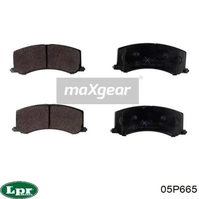 Купить 05P665 LPR Колодки тормозные