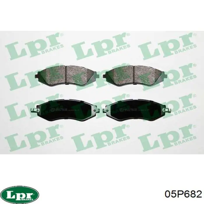 Тормозные колодки LPR 05P682