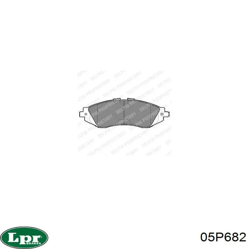 05P682 LPR Колодки передние