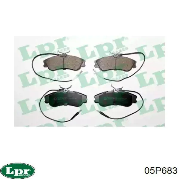 Тормозные колодки LPR 05P683