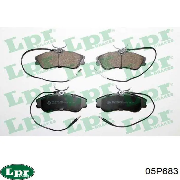 Колодки LPR 05P683 цена, от 18.30 USD