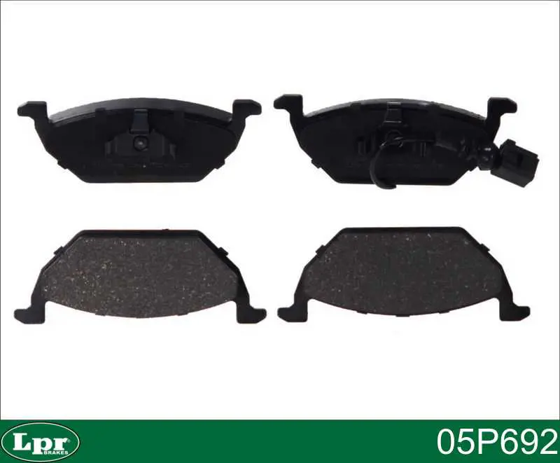 05P692 LPR Колодки передние