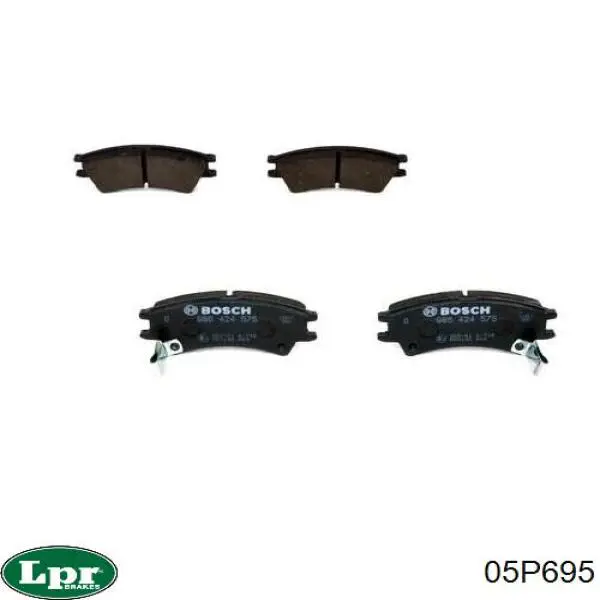 Тормозные колодки LPR 05P695