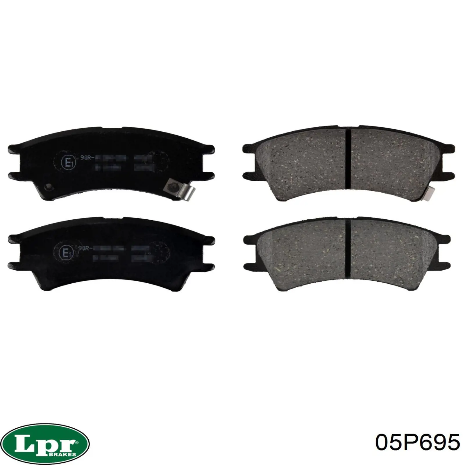 Купить 05P695 LPR Колодки тормозные