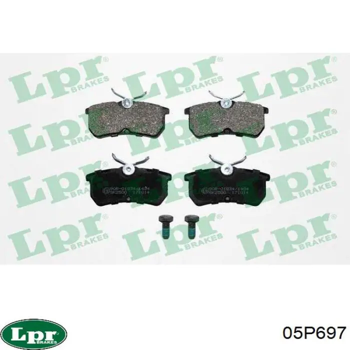 Колодки дисковые  LPR 05P697 цена, от 10.14 USD