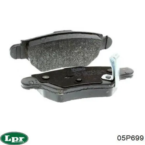 05P699 LPR Колодки тормозные дисковые комплект