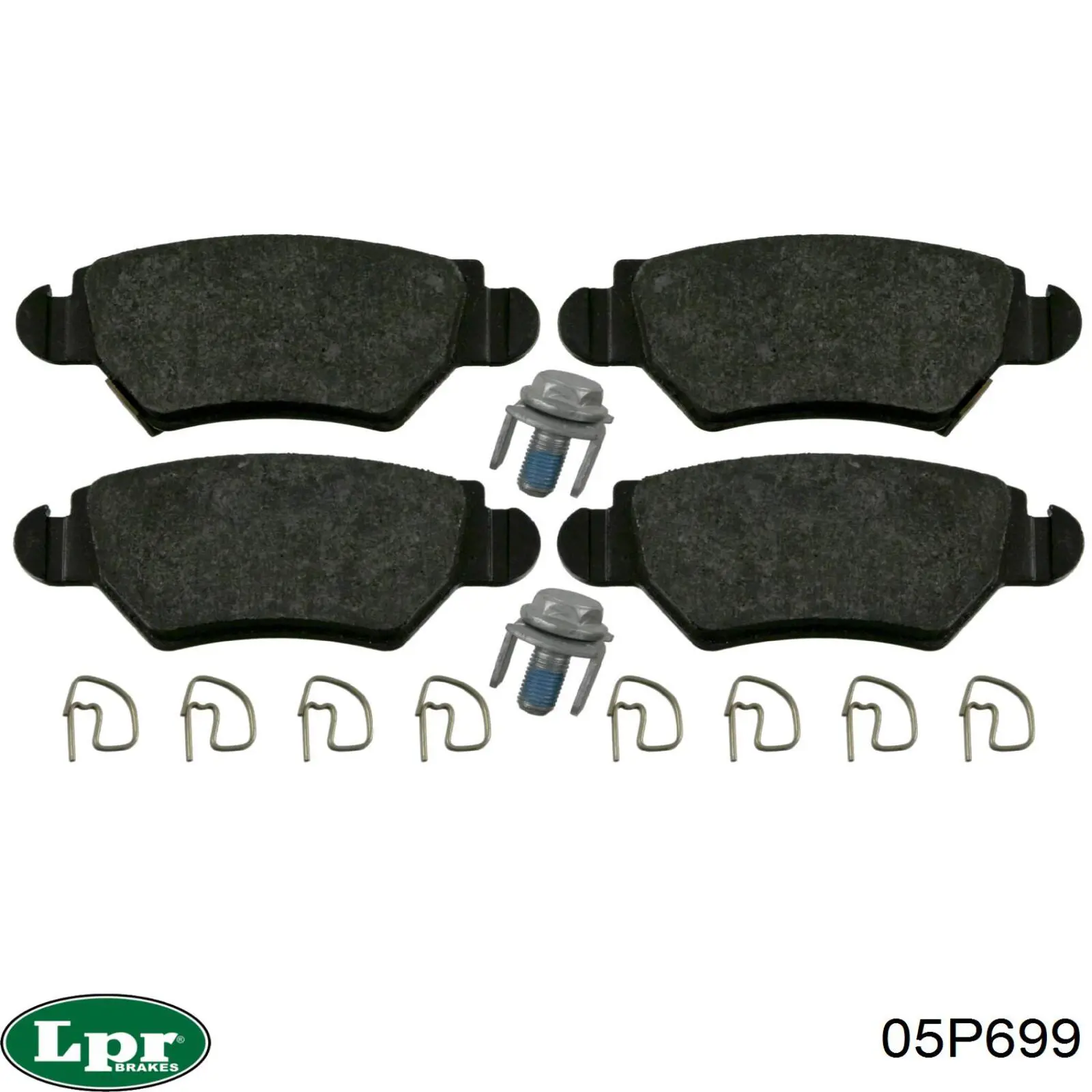 Задние дисковые колодки LPR 05P699