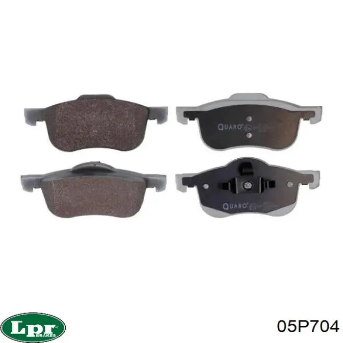 Тормозные колодки LPR 05P704