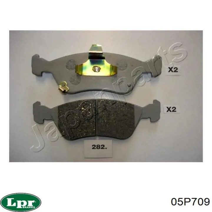Колодки LPR 05P709 цена, от 13.98 USD