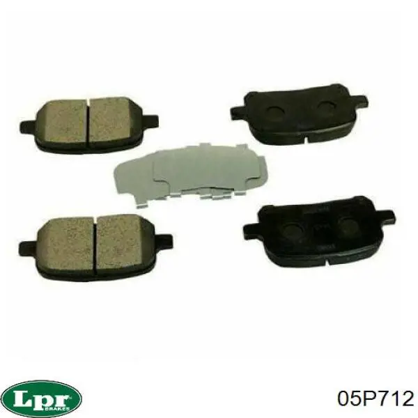 Купить 05P712 LPR Колодки тормозные