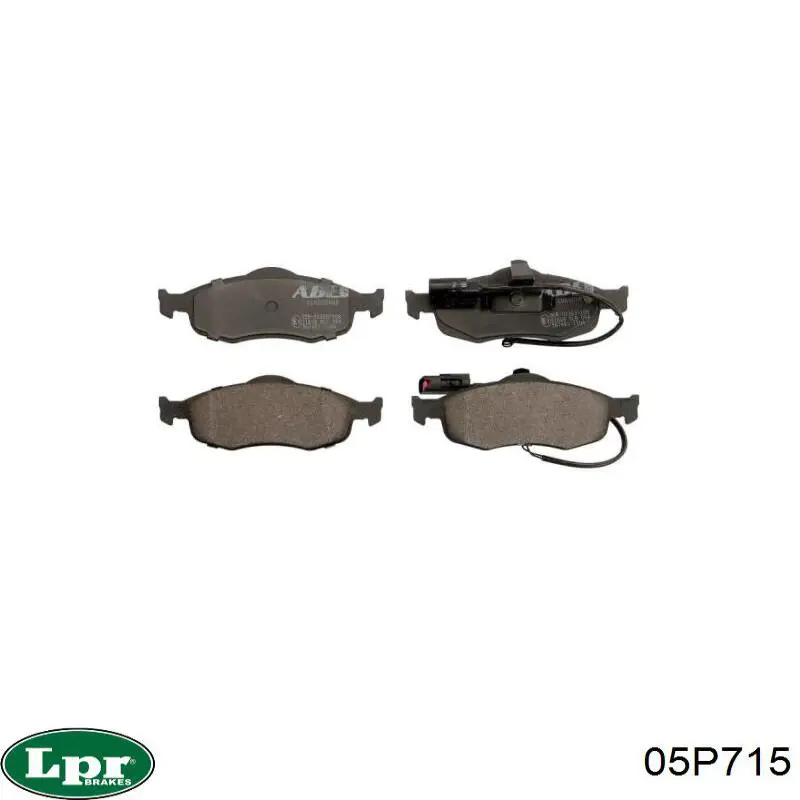 Купить 05P715 LPR Колодки тормозные
