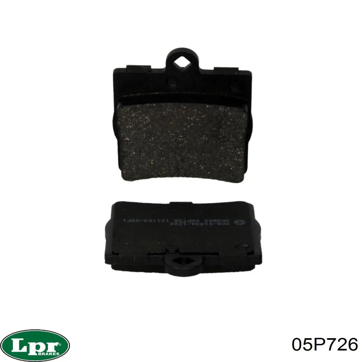 Задние тормозные колодки 05P726 LPR