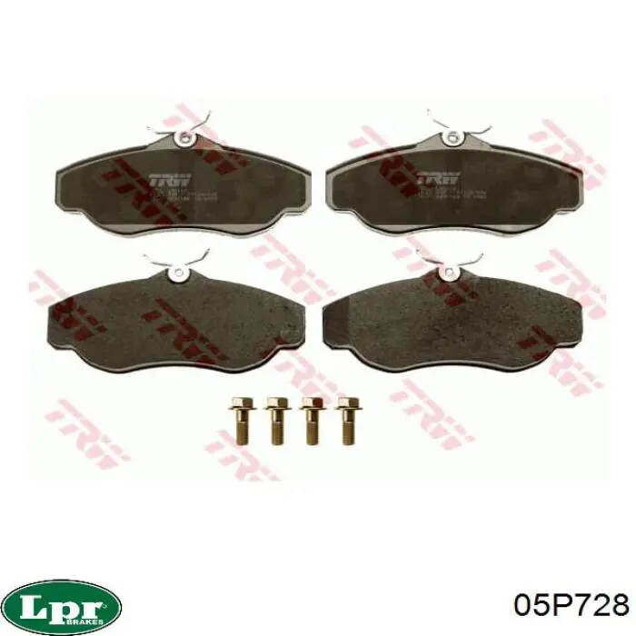 Купить 05P728 LPR Колодки тормозные