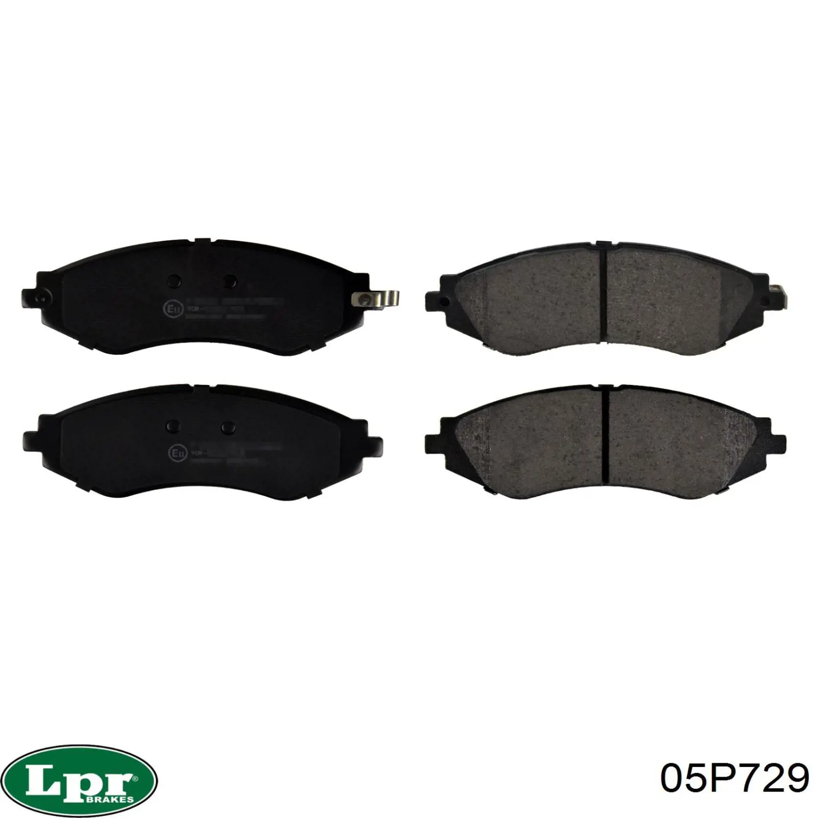 Купить 05P729 LPR Колодки тормозные
