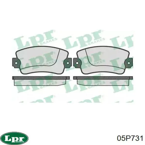 Купить 05P731 LPR Колодки тормозные