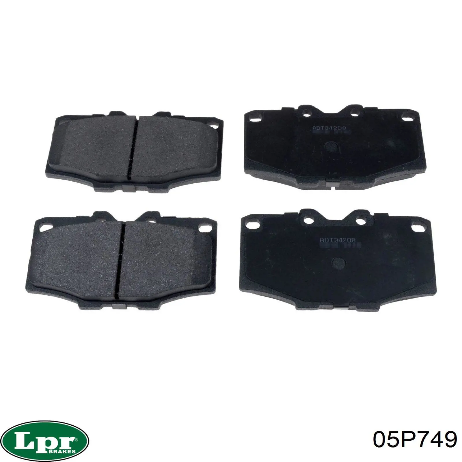 Колодки дисковые  LPR 05P749 цена, от 14.74 USD