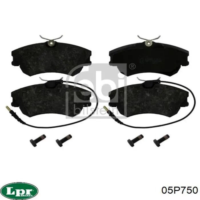 05P750 LPR Колодки передние