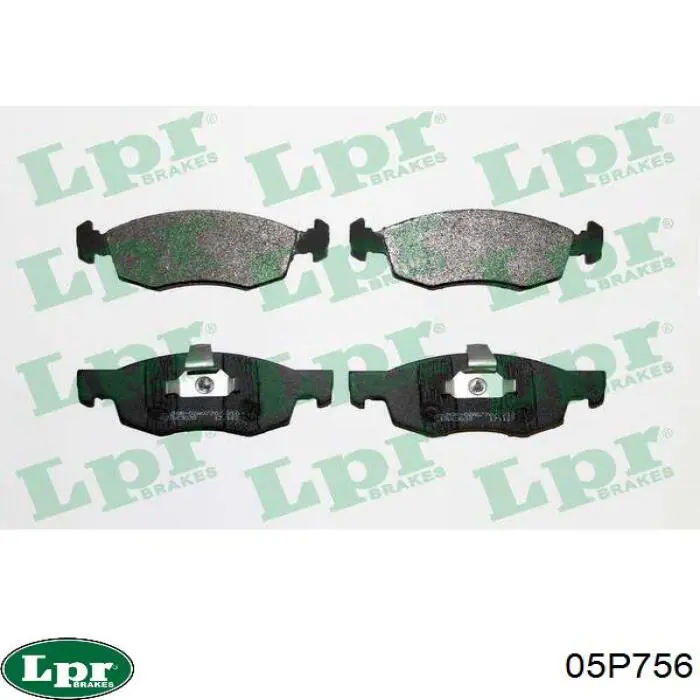 Купить 05P756 LPR Колодки тормозные