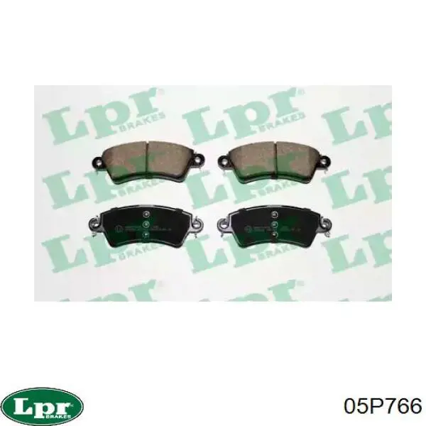 Колодки дисковые  LPR 05P766 цена, от 14.94 USD