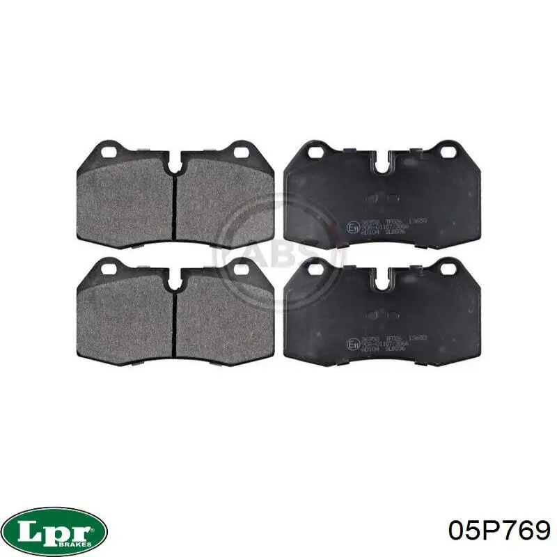 Купить 05P769 LPR Колодки тормозные