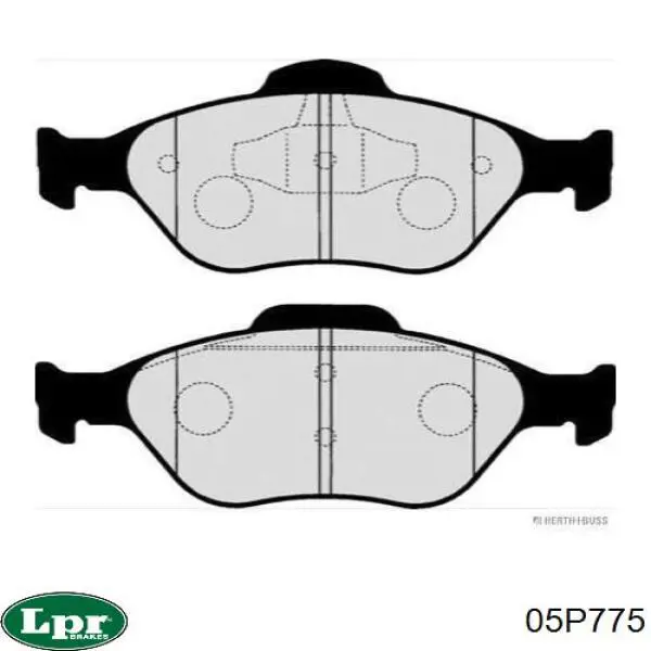 Тормозные колодки LPR 05P775