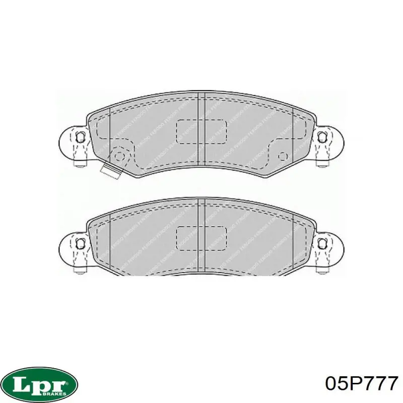 05P777 LPR Колодки передние