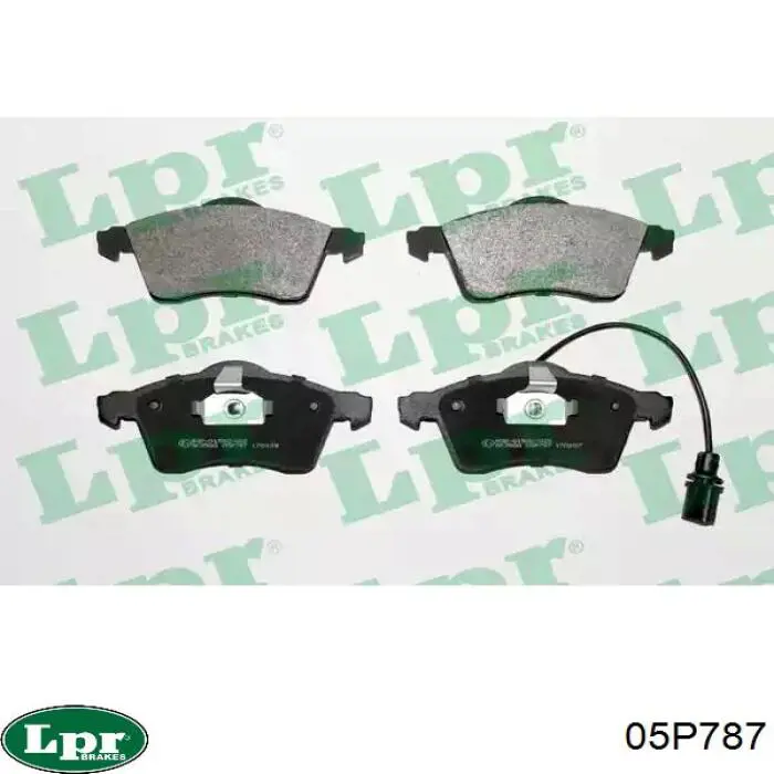 05P787 LPR Колодки передние